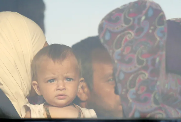 Iscrpljene izbjeglice autobusima stigle u Ježevo