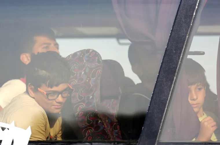 Iscrpljene izbjeglice autobusima stigle u Ježevo