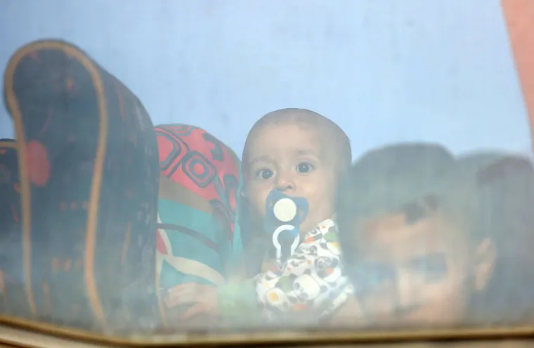 Iscrpljene izbjeglice autobusima stigle u Ježevo