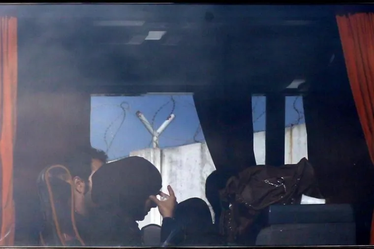 U prihvatni centar za strance Ježevo stigao je drugi autobus s izbjeglicama iz Sirije.