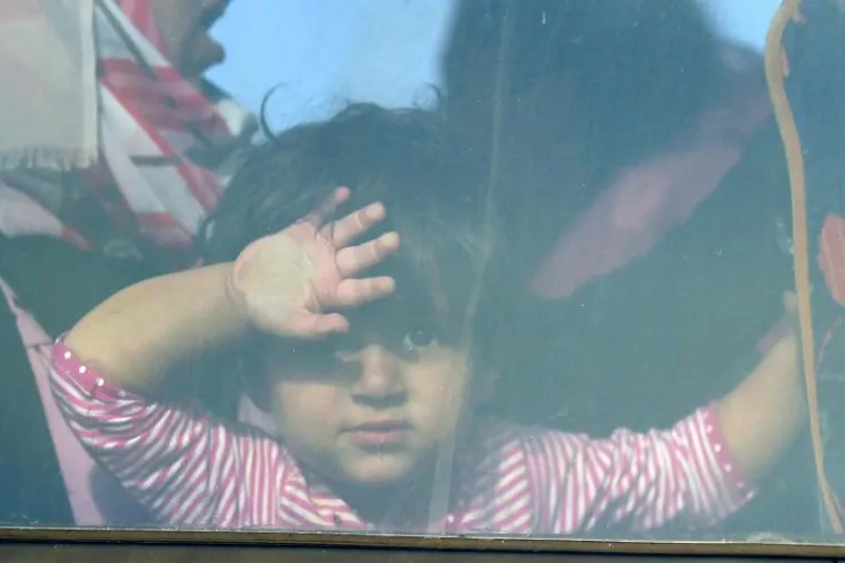 U prihvatni centar za strance Ježevo stigao je drugi autobus s izbjeglicama iz Sirije.