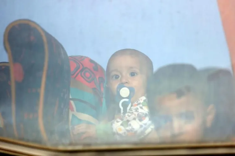 U prihvatni centar za strance Ježevo stigao je drugi autobus s izbjeglicama iz Sirije.