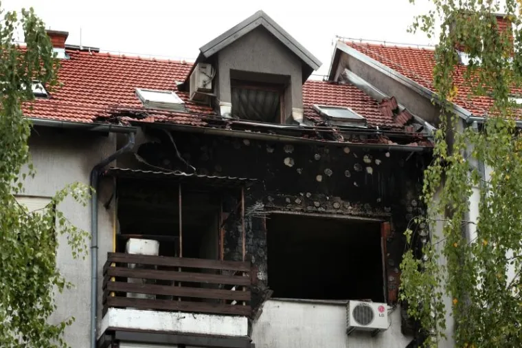 PRASAK U NOĆI: Požar i eksplozija plina u stanu u  Velikoj Gorici
