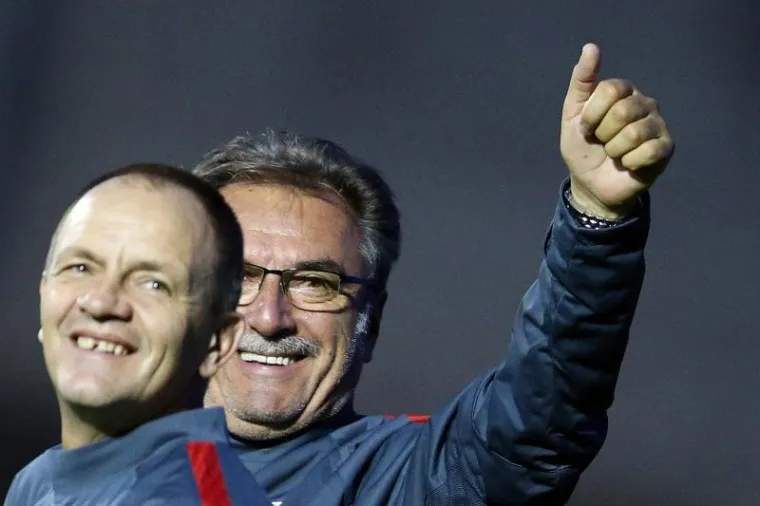 Ante Čačić odradio je i prvi trening uoči eurokvalifikacijskih dvoboja s Bugarskom i Maltom.