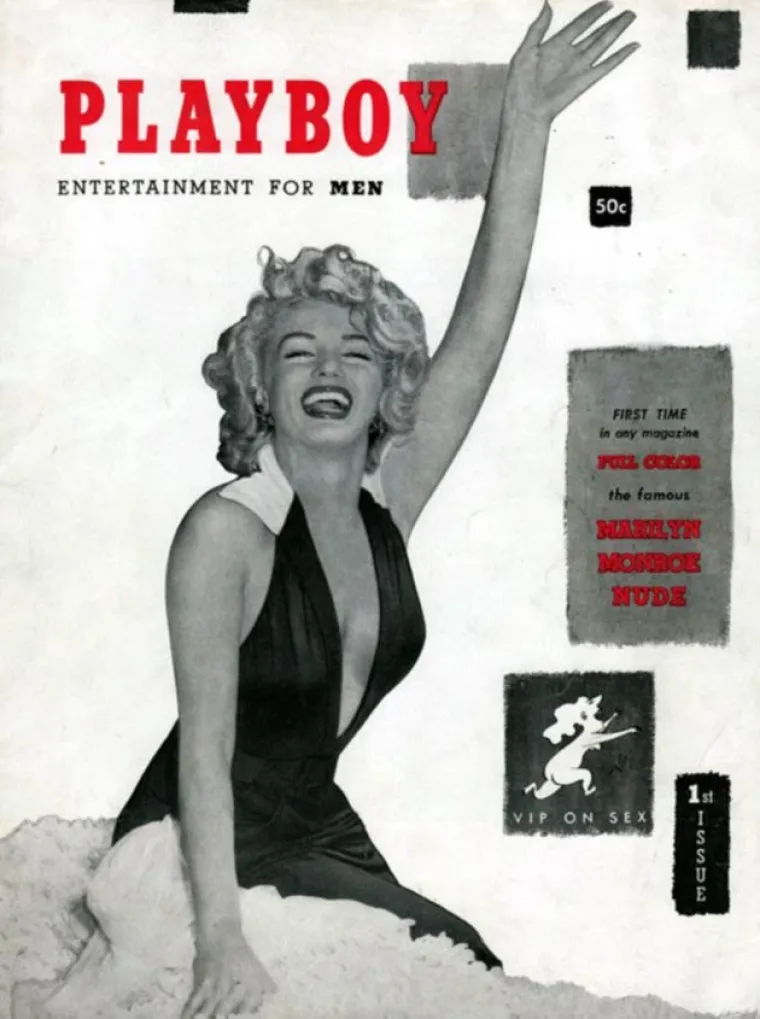 Kad je Hugh Hefner 1953. godine pokrenuo magazin, na naslovnici je bila Marilyn Monroe, a Hefner nije stavio datum na prvi broj, za slučaj da drugi nikad ne izađe. U svom prvom pismu urednika napisao je: "Ako ste mu&scaron;karac između 18 i 80, Playboy je namijenjen vama." Povjesničari medija kažu da je Hefner revolucionirao način i stil života, ali i seksa u Americi, a time i svijetu.