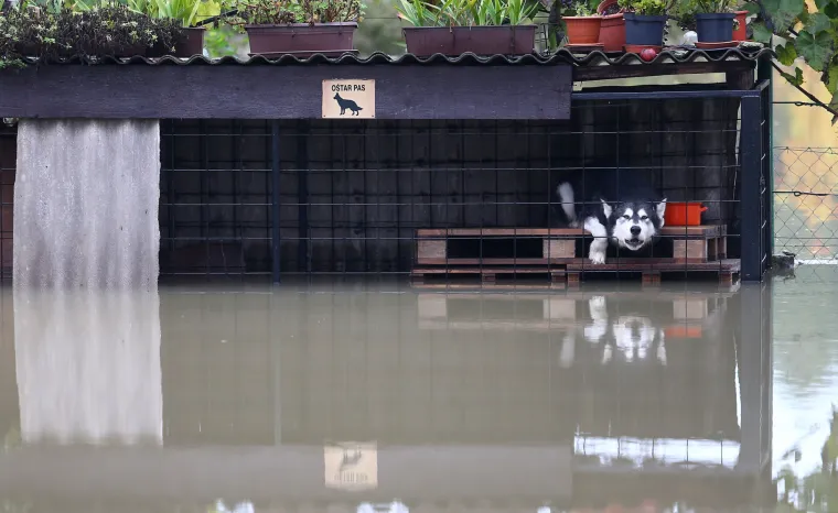 Poplava u Karlovcu: Kupa i Korana su u petak prema&scaron;ile pro&scaron;logodi&scaron;nje rekordne vodostaje