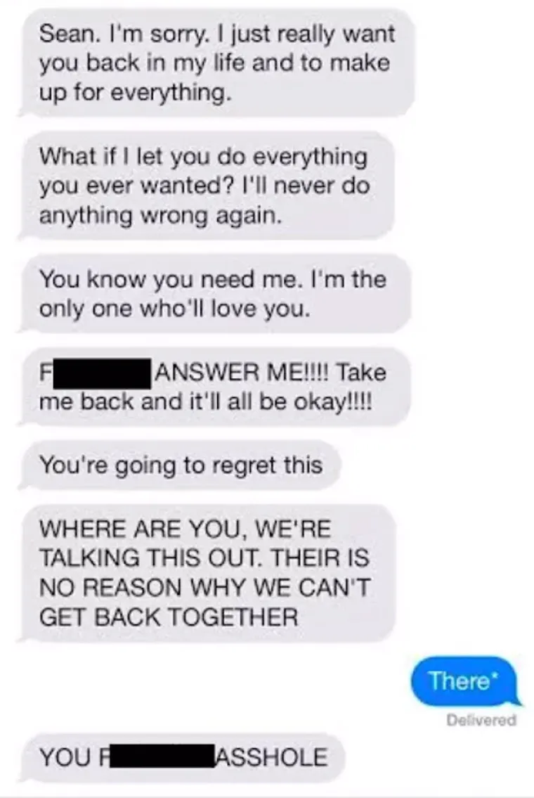 Nakon novih isprika i obećanja da će sve biti ok pa ponovnih prijetnji, biv&scaron;i joj se na koncu javio samo kako bi joj ispravio pravopisnu gre&scaron;ku.