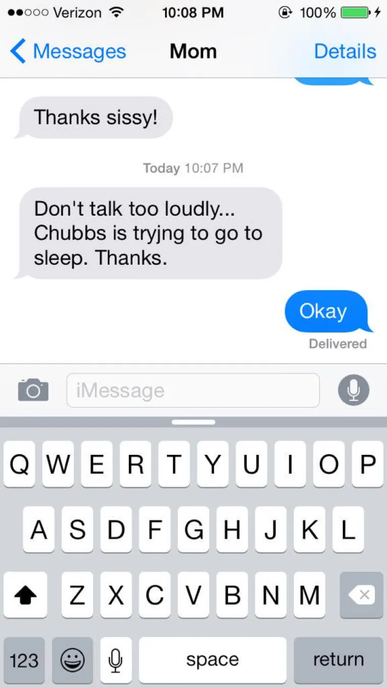 Opominju ih jer djeca ne mogu zaspati dok pričaju.