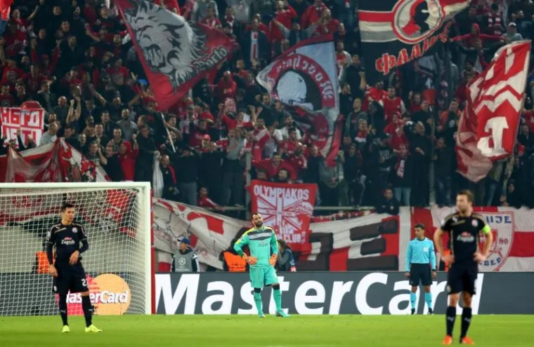 Olympiacos je s 2:1 pobijedio zagrebački Dinamo u 4. kolu Lige prvaka.