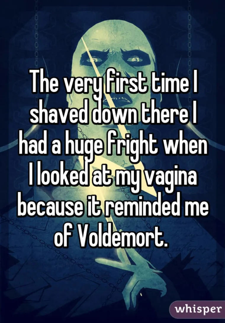 Prvi put kada sam obrijala vaginu, jako sam se prestra&scaron;ila jer je izgledala kao Voldemort.
