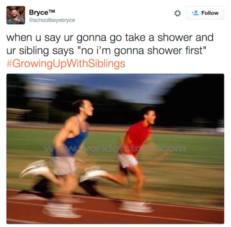 Kada kažete da se idete tu&scaron;irati, a oni poku&scaron;avaju biti prvi.