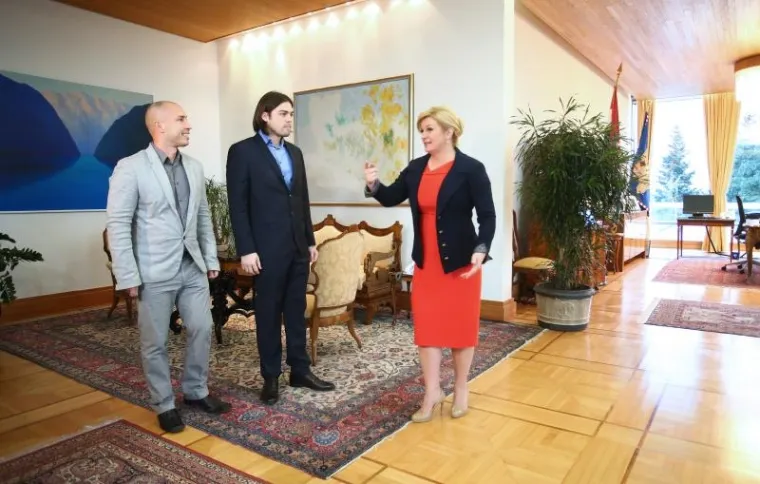 Iz Živog zida kod predsjednice su do&scaron;li Josip Novosel i Ivan Vilibor Sinčić.