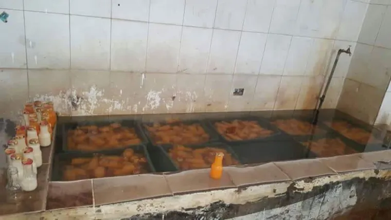 Odvratni prizori iz tvornice voćnih sokova nisu za one slabog želuca