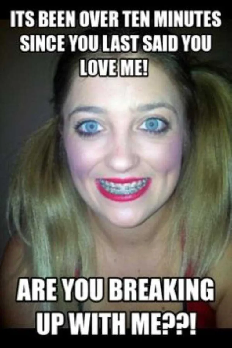 Pro&scaron;lo je preko 10 minuta od kad si mi zadnji put rekao da me voli&scaron;! Je l' ti to prekida&scaron; sa mnom?
