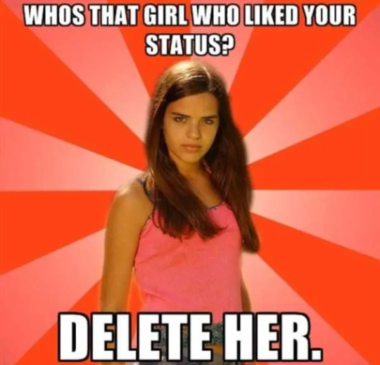 Tko je ona cura koja ti je lajkala status. IZBRI&Scaron;I JE.
