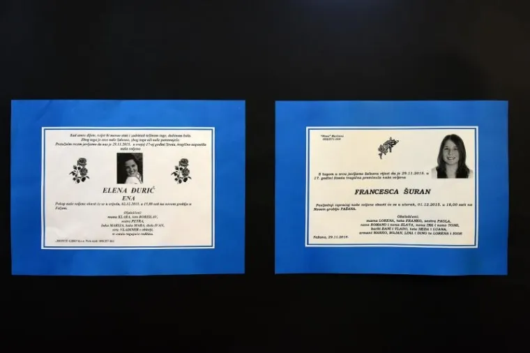 "Svima je te&scaron;ko, učenici i svi profesori su velikom &scaron;oku, naprosto ne možemo vjerovati da Elene i Francesce vi&scaron;e nema. Životi su im tek počeli, a već zavr&scaron;ili, nije fer", istaknula je Antunović Piton i poručila kako će one zauvijek ostati u njihovim srcima.   Zbog njihove tragične pogibije Općina Fažana je proglasila Dan žalosti.