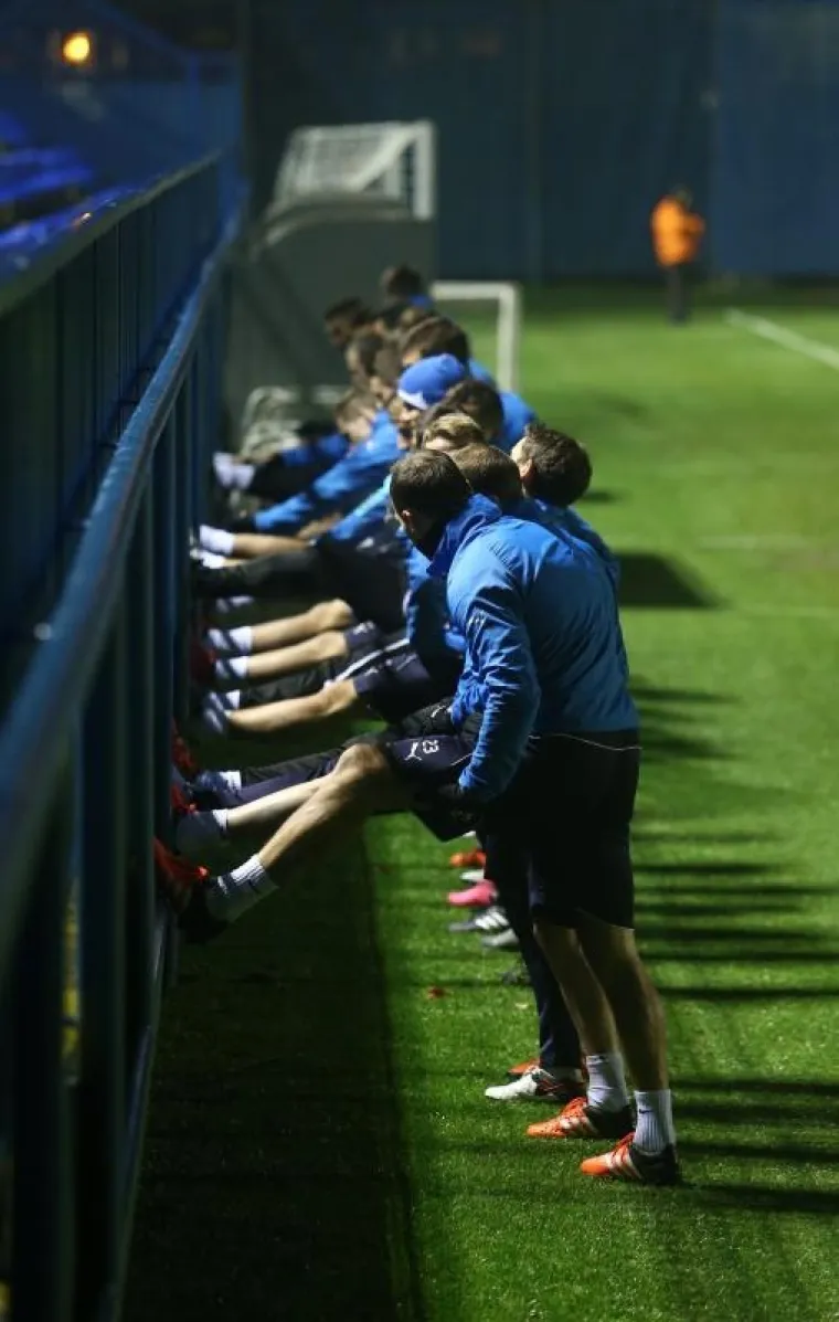 TRENING DINAMA UOČI BAYERNA: Guardiola na presici, Modri na travnjaku