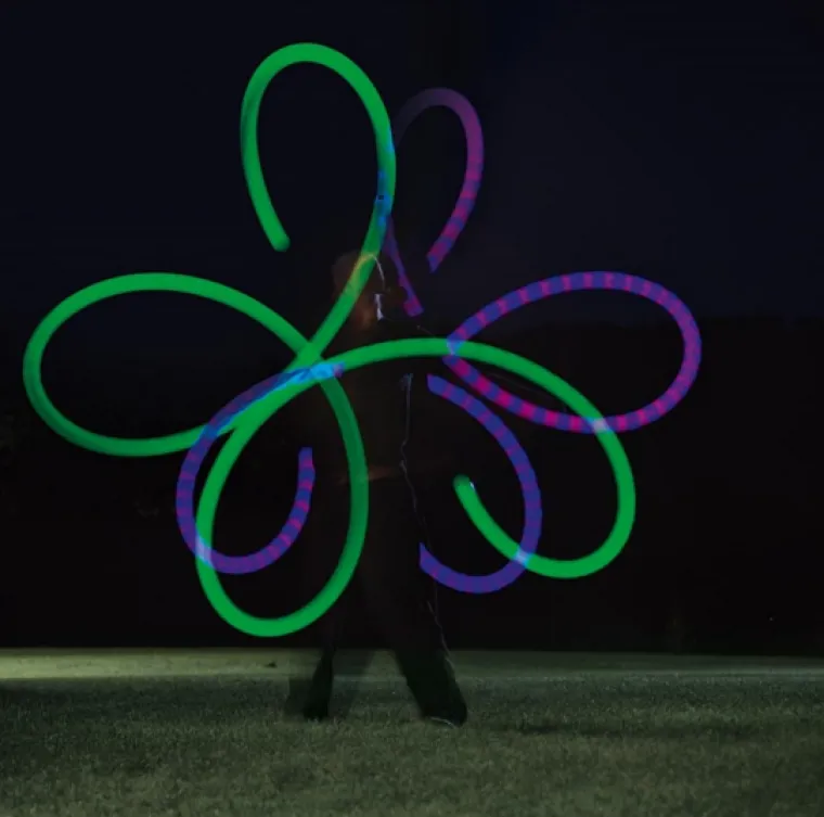 LED loptica na užetu