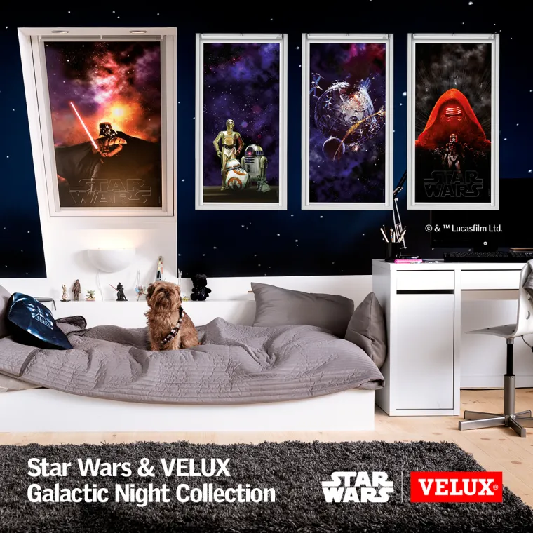 VELUX Star WarsTM kolekcije sjenila