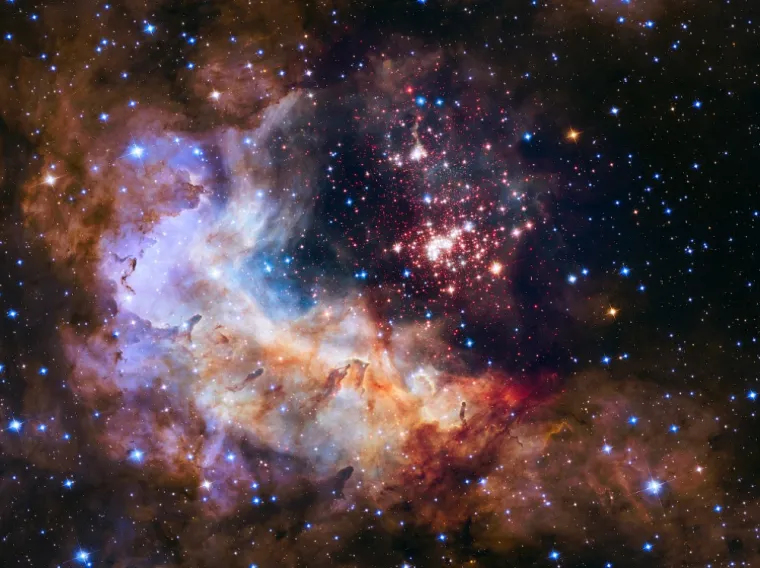 ESA, Westerlund 2 je grupa od oko 3.000 zvijezda udaljenih oko 20.000 svjetlosnih godina od Zemlje