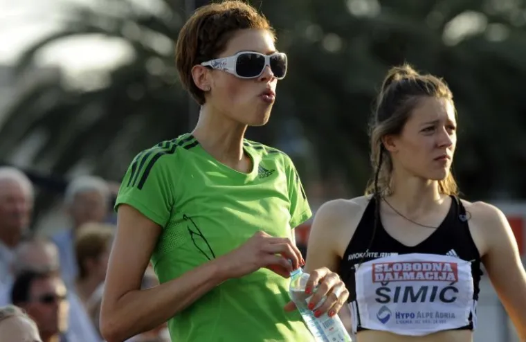 Blanka Vla&scaron;ić (skok u vis) - IAAF miting (Dijamantna liga) Rim 4.6.2015. - 197 cm; Ana &Scaron;imić (skok u vis) - IAAF miting (Dijamantna liga) Rim 4.6.2015. - 194 cm
