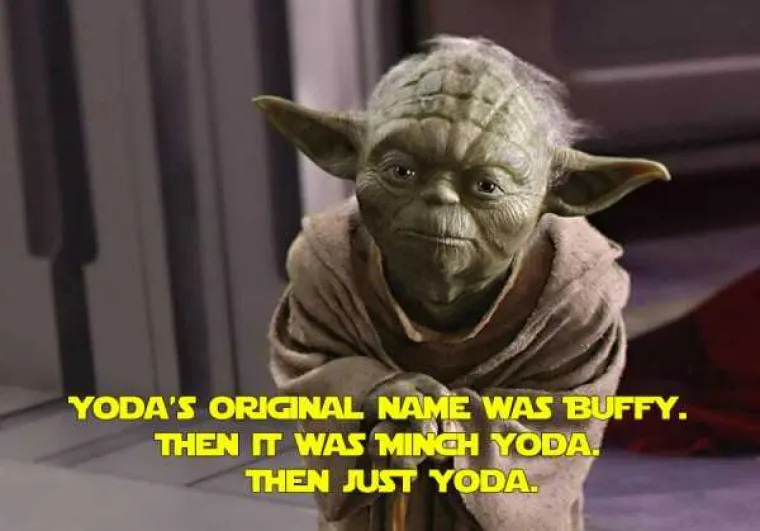 Yoda se prvo trebao zvati Yoda pa Minch Yoda.