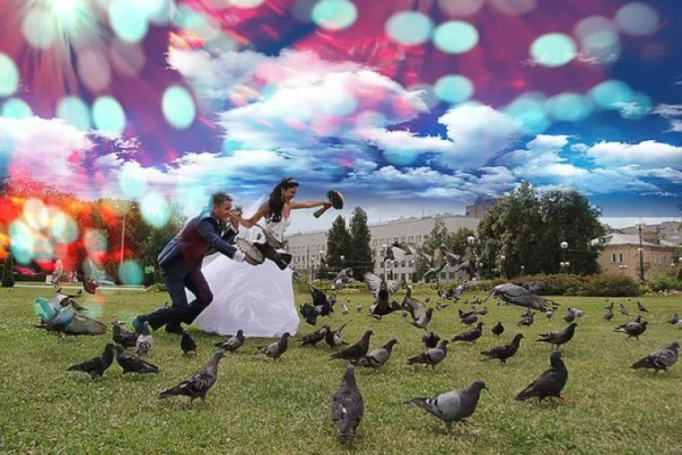 Neukus nekih parova jednostavno grize za oči, njihove vjenčane slike teško je gledati