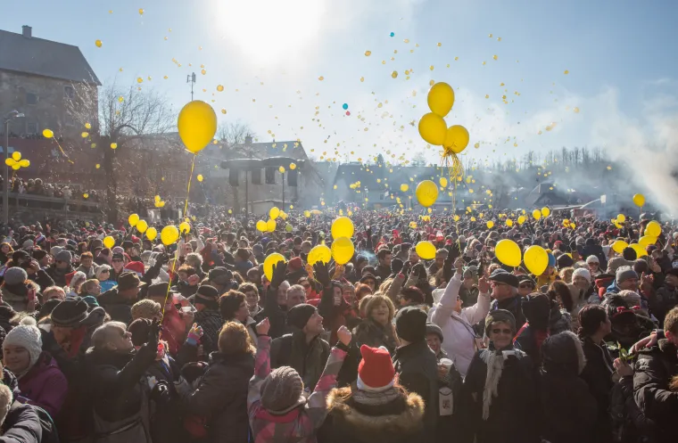 Nova godina u Fužinama već tradicionalno proslavljena točno u podne
