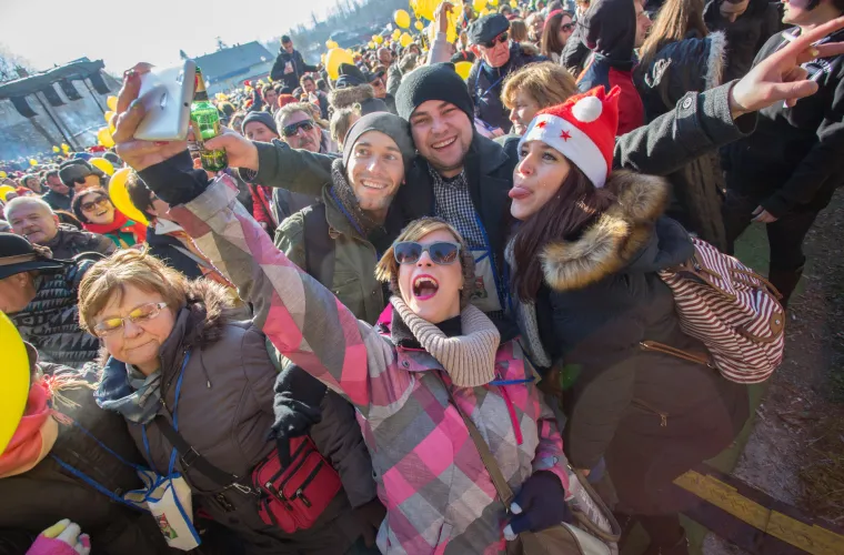 Nova godina u Fužinama već tradicionalno proslavljena točno u podne