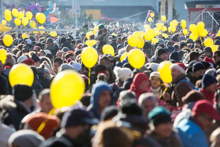Nova godina u Fužinama već tradicionalno proslavljena točno u podne