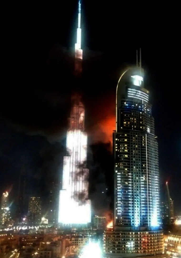 Izgorio luksuzni hotel kraj najvi&scaron;eg nebodera na svijetu