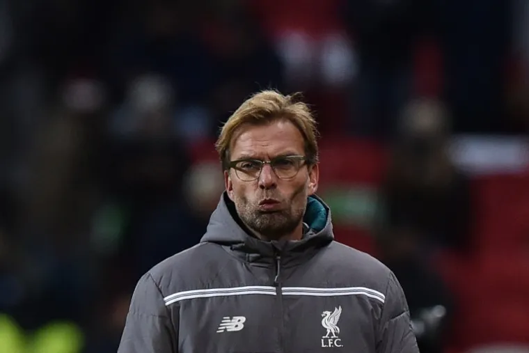 Jedan u nizu smiješnih izraza lica njemačkog trenera Jürgena Kloppa koji trenutno vodi engleski Liverpool