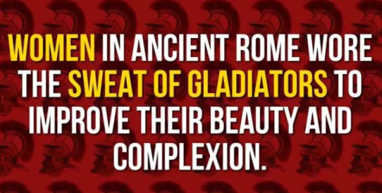 Žene u drevnom Rimu mazale su se znojem gladijatora kako bi popravile svoj ten i naglasile prirodnu ljepotu.