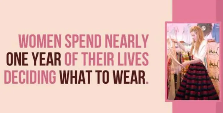 Žene provedu oko ukupno godinu dana života birajući odjeću.