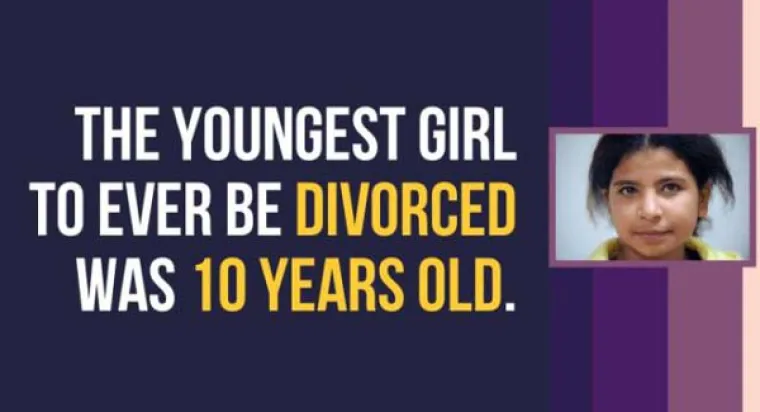 Najmlađa djevojka koja se razvela imala je svega 10 godina.