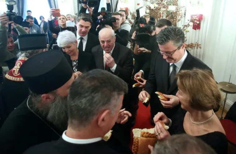 Prijem Srpskog narodnog vijeća: Milanović i Orešković prvi put zajedno