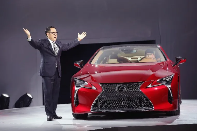 Lexus LC500 predstavio je na sajmu automobila u Detroitu generalni direktor Toyote Akio Toyoda.