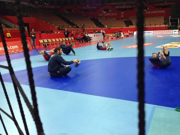 Rukometna reprezentacija, Kauboji, Hrvatska, Trening