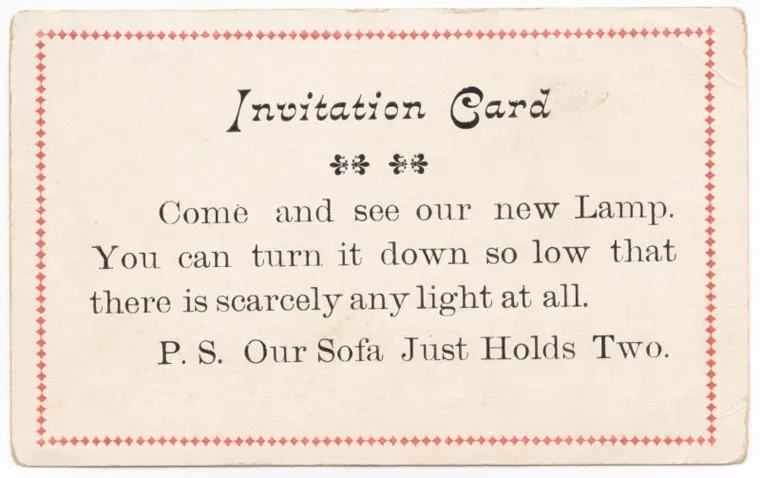 "Pozivam vas da pogledate na&scaron;u novu lampu. Možete je prigu&scaron;iti tako da je gotovo mrak. P.S. Na sofi ima mjesta samo za dvoje"