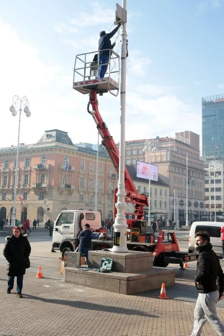 Na Trgu bana Josipa Jelačića postavljene dodatne kamere za nadzor