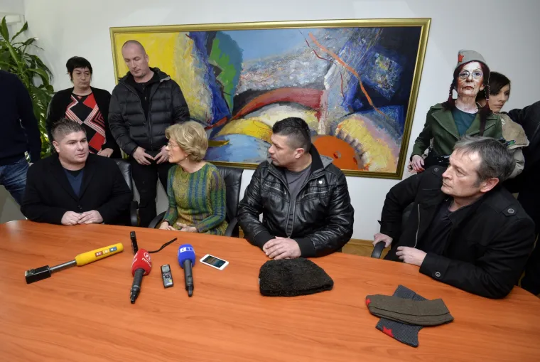 Prosvjed zbog privremenog oduzimanja koncesije televiziji Z1