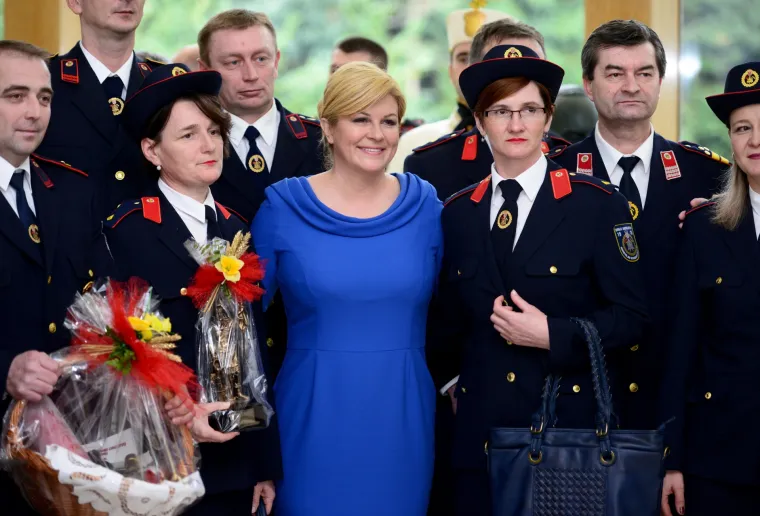 Kolinda Grabar-Kitarović obilježila prvu godinu mandata i otkrila Tuđmanovu bistu