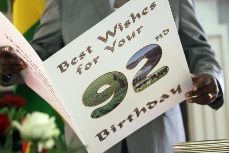 Robert Mugabe slavi rođendan