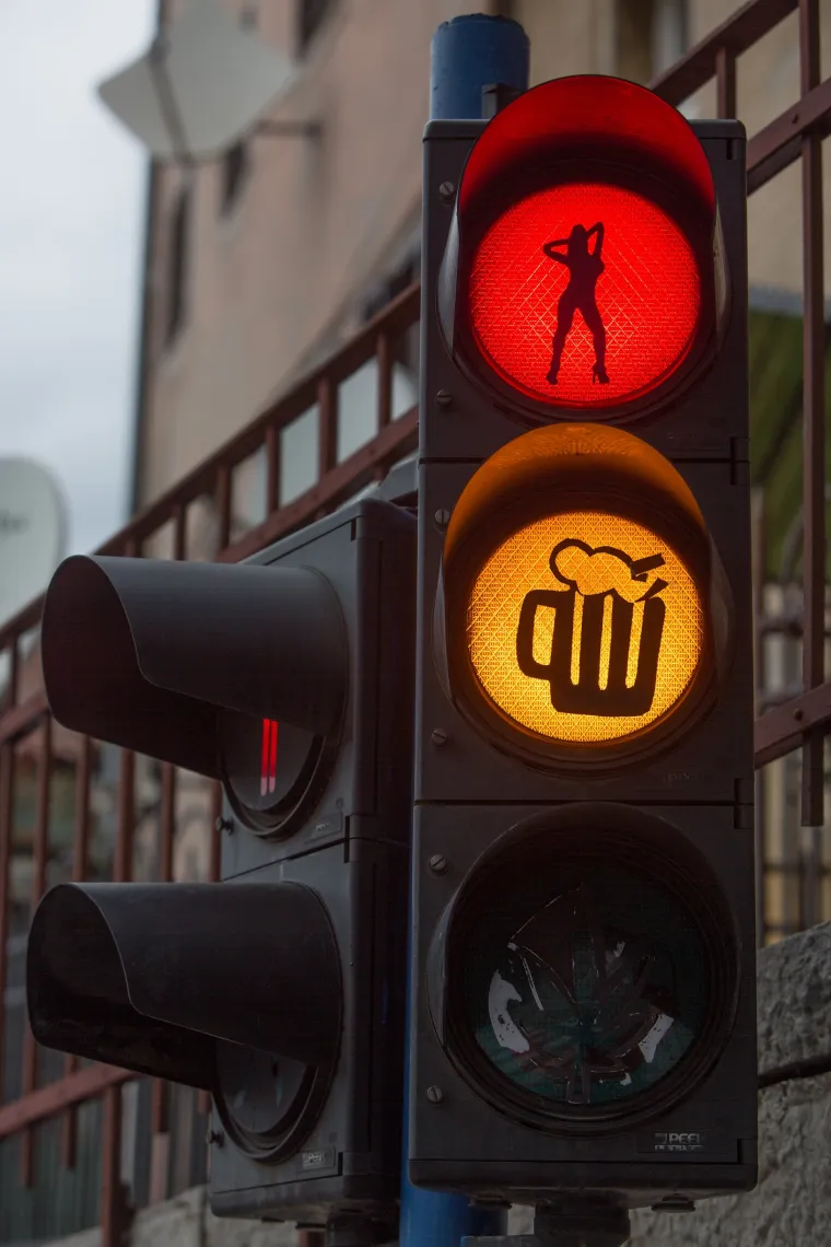 Neobičan semafor u Rijeci