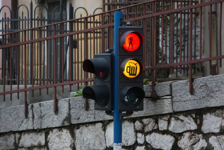 Neobičan semafor u Rijeci