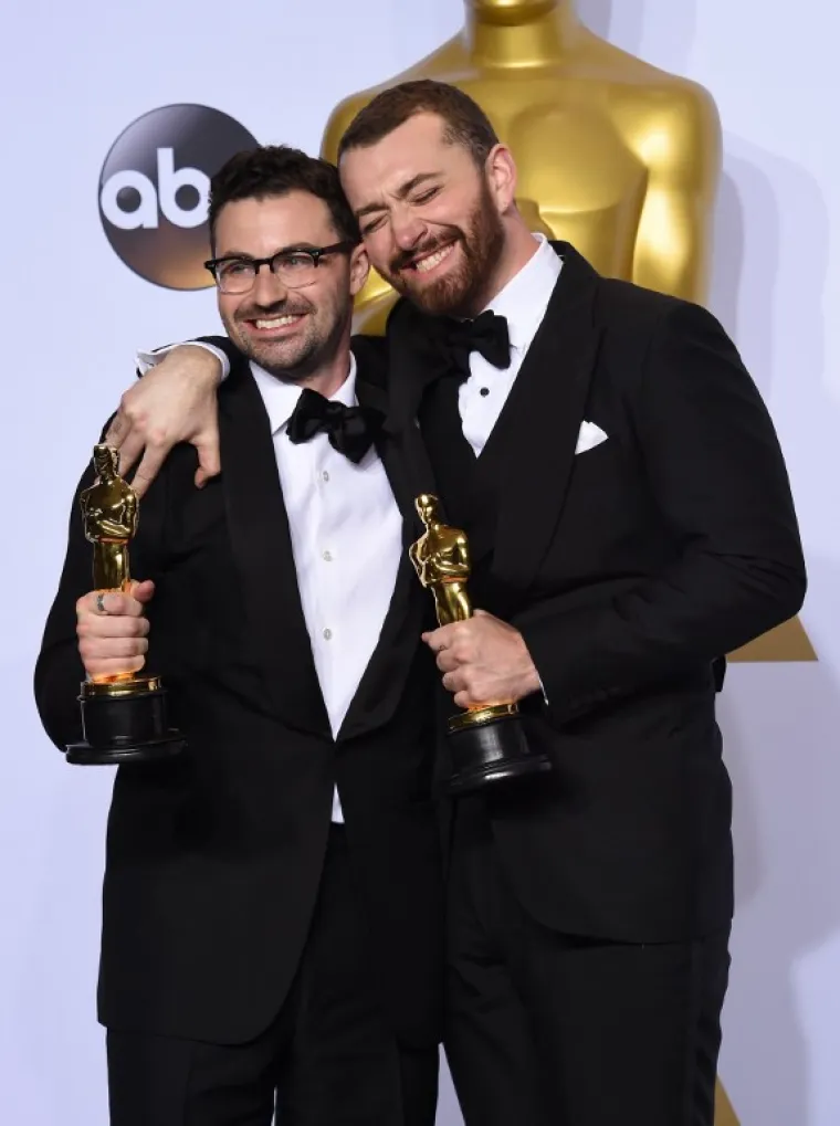 Jimmy Napes i Sam Smith slave nagradu za najbolju pjesmu.