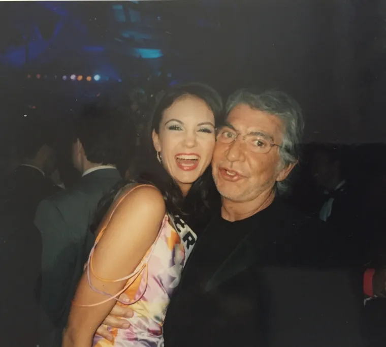 Dizajner Roberto Cavalli i Ivana Delač