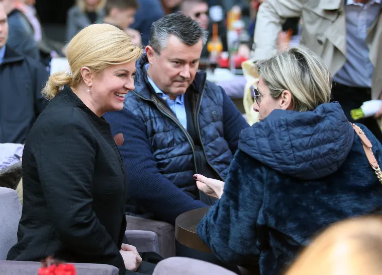 Predsjednica Grabar-Kitarović i premijer Ore&scaron;ković popili kavu u centru grada
