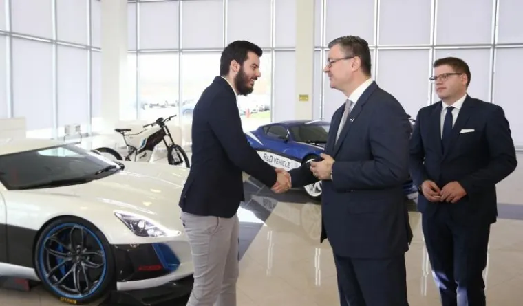 Premijer Ore&scaron;ković u pogonu Mate Rimca