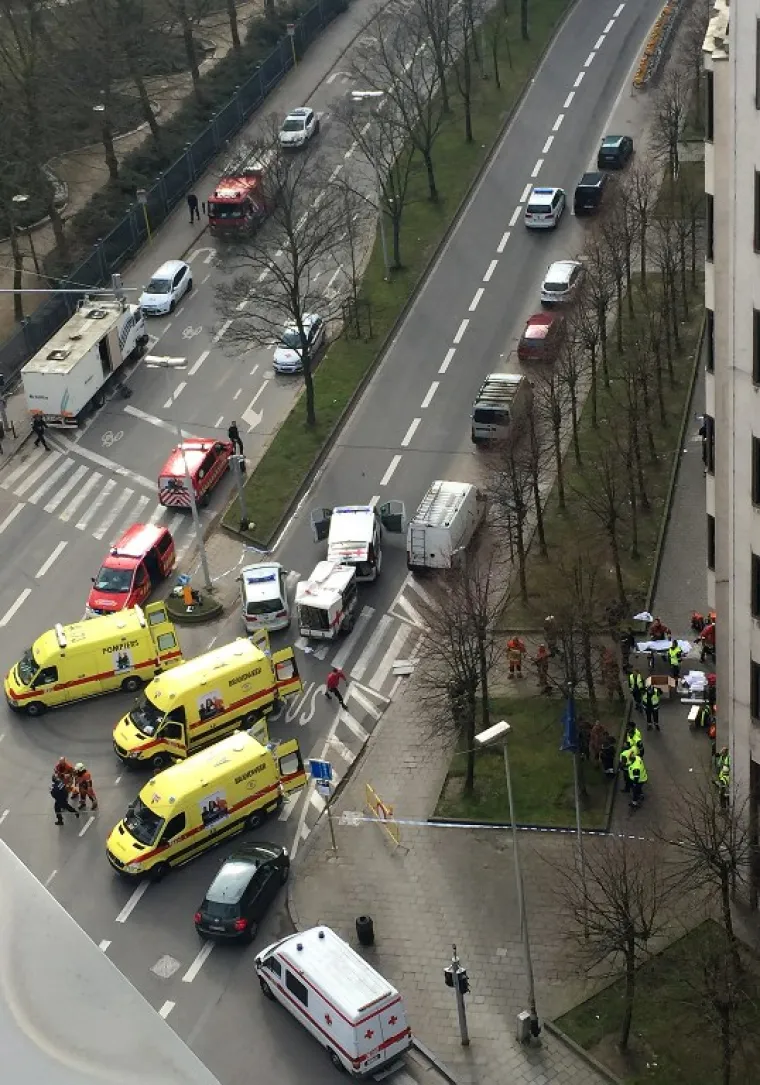 Potresne scene nakon napada u Bruxellesu